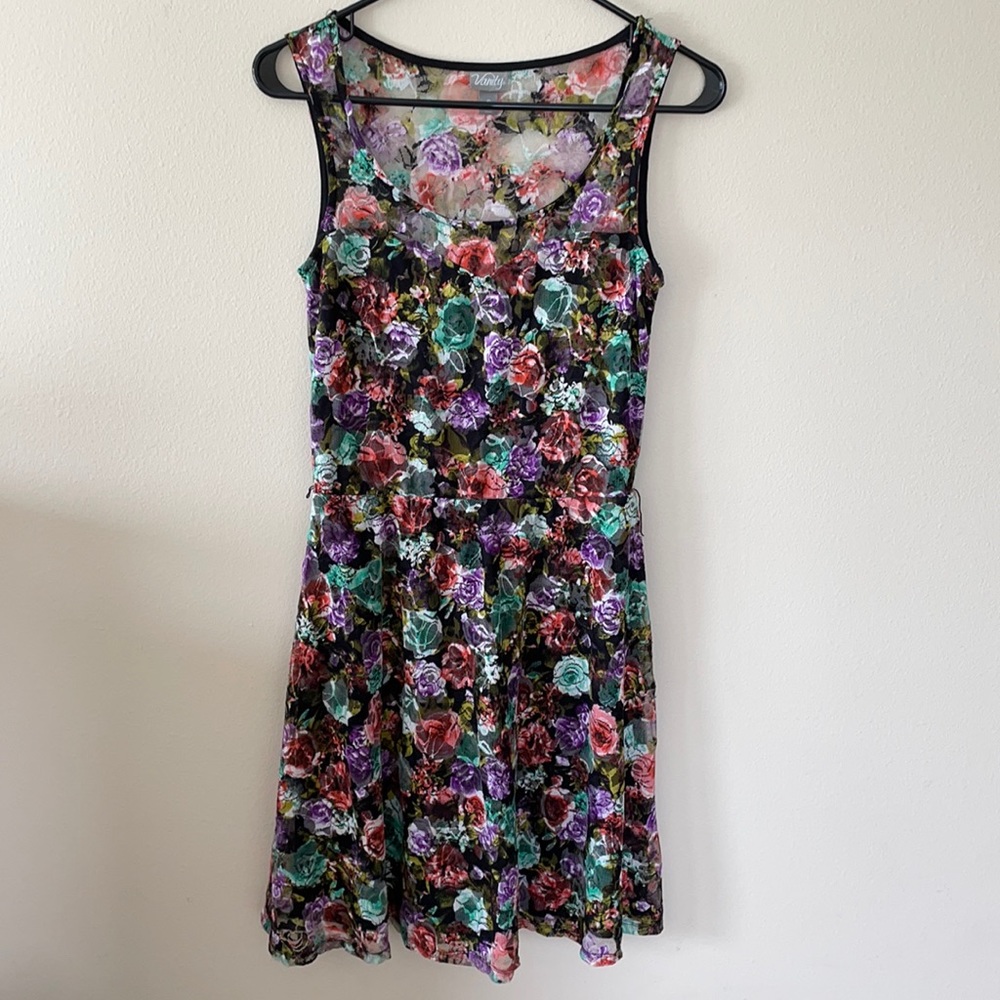 Black Floral Dress